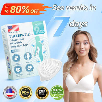 Best Seller-LBMLBM® SMGT-GLP-1 𝐓𝐢𝐫𝐳𝐞𝐩𝐚𝐭𝐢𝐝𝐞 & 𝐂𝐨𝐥𝐥𝐚𝐠𝐞𝐧 𝐍𝐚𝐧𝐨 𝐌𝐢𝐜𝐫𝐨𝐧𝐞𝐞𝐝𝐥𝐞 𝐖𝐞𝐢𝐠𝐡𝐭 𝐋𝐨𝐬𝐬 𝐏𝐚𝐭𝐜𝐡丨Targets Obesity, Loose Skin, High Blood Pressure, Diabetes, Fatty Liver, Joint Pain, Brain Fog, Low Energy, Body Aches, and More