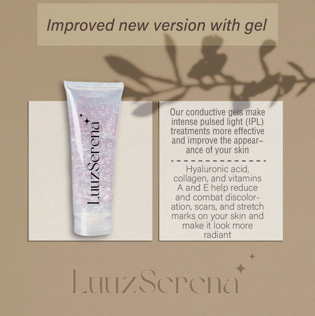 LuuzSerena IPL Soft Hair Removal Device + Conductive Gel Gift 😻