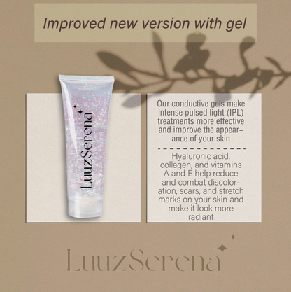 LuuzSerena IPL Soft Hair Removal Device + Conductive Gel Gift 😻
