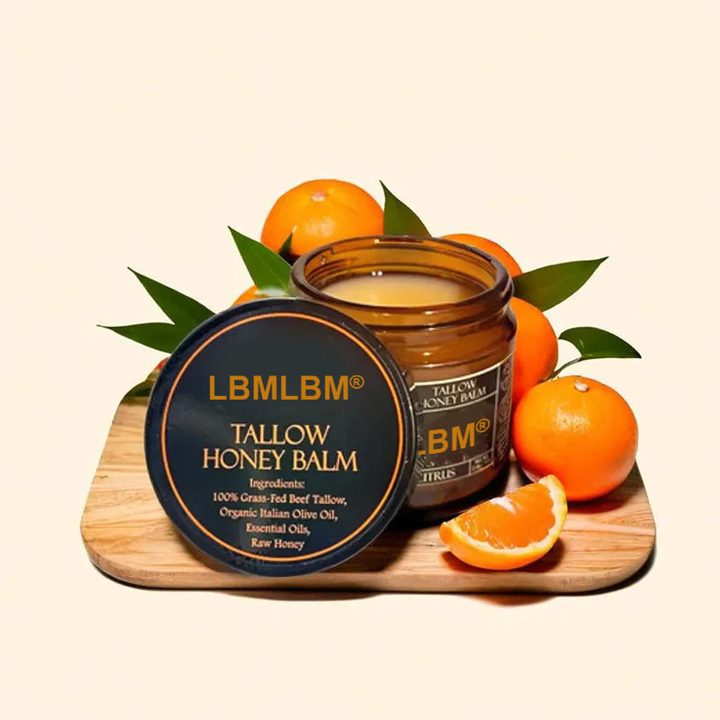 💓LBMLBM® Orange Flavoured Organic Tallow Moisturising Honey Balm