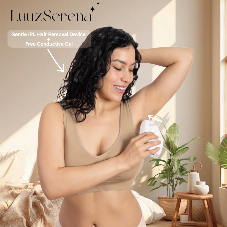 LuuzSerena IPL Soft Hair Removal Device + Conductive Gel Gift 😻