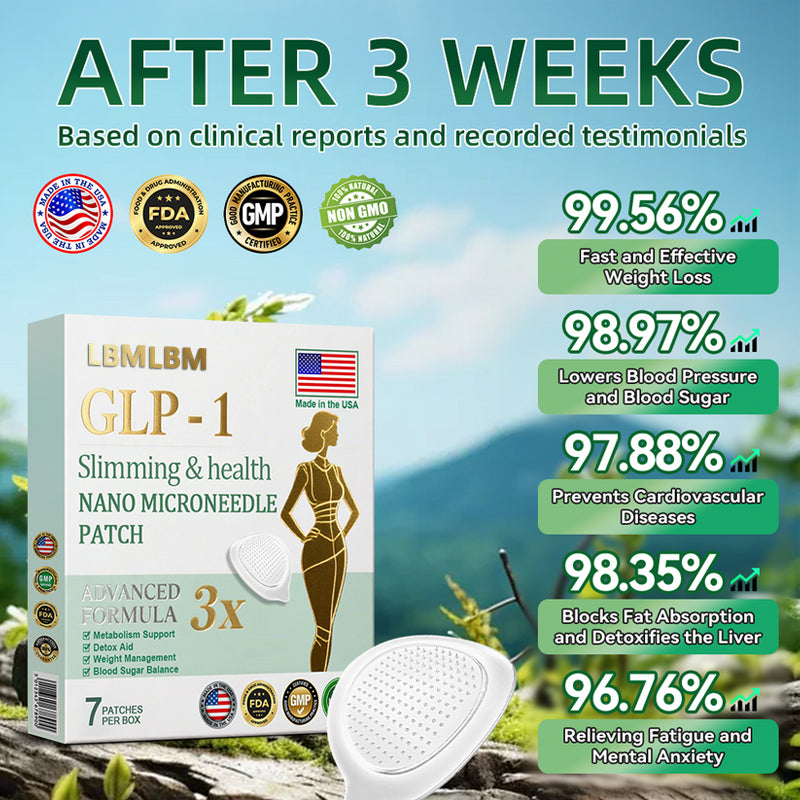 【Last Day Promotion 80% OFF🔥】LBMLBM™ NIDDK-Tirzepatide Slimming & health NANO MICRONEEDLE PATCH🇺🇸👨‍⚕️（Zero Pain, 24/7 Release | Lose 20lbs FAST | 90% Sugar Drop | ）🎁