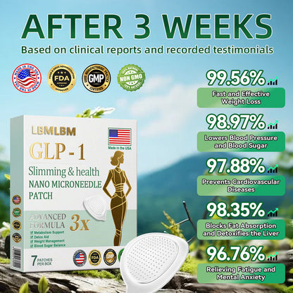 【Last Day Promotion 80% OFF🔥】LBMLBM™ NIDDK-Tirzepatide Slimming & health NANO MICRONEEDLE PATCH🇺🇸👨‍⚕️（Zero Pain, 24/7 Release | Lose 20lbs FAST | 90% Sugar Drop | ）🎁
