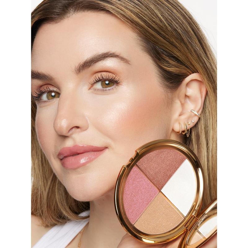 🧊Last 3 hours 60% off ⏰ eye & cheek palette - eyeshadow and highlighter makeup (with Detachable Brush)