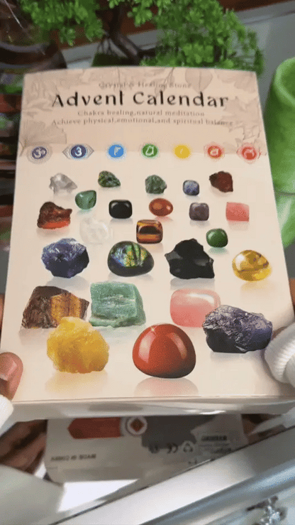 ❤100% Hand-carved -💎Crystal Advent Calendar🔮