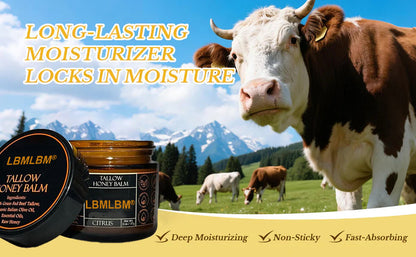 💓LBMLBM® Orange Flavoured Organic Tallow Moisturising Honey Balm