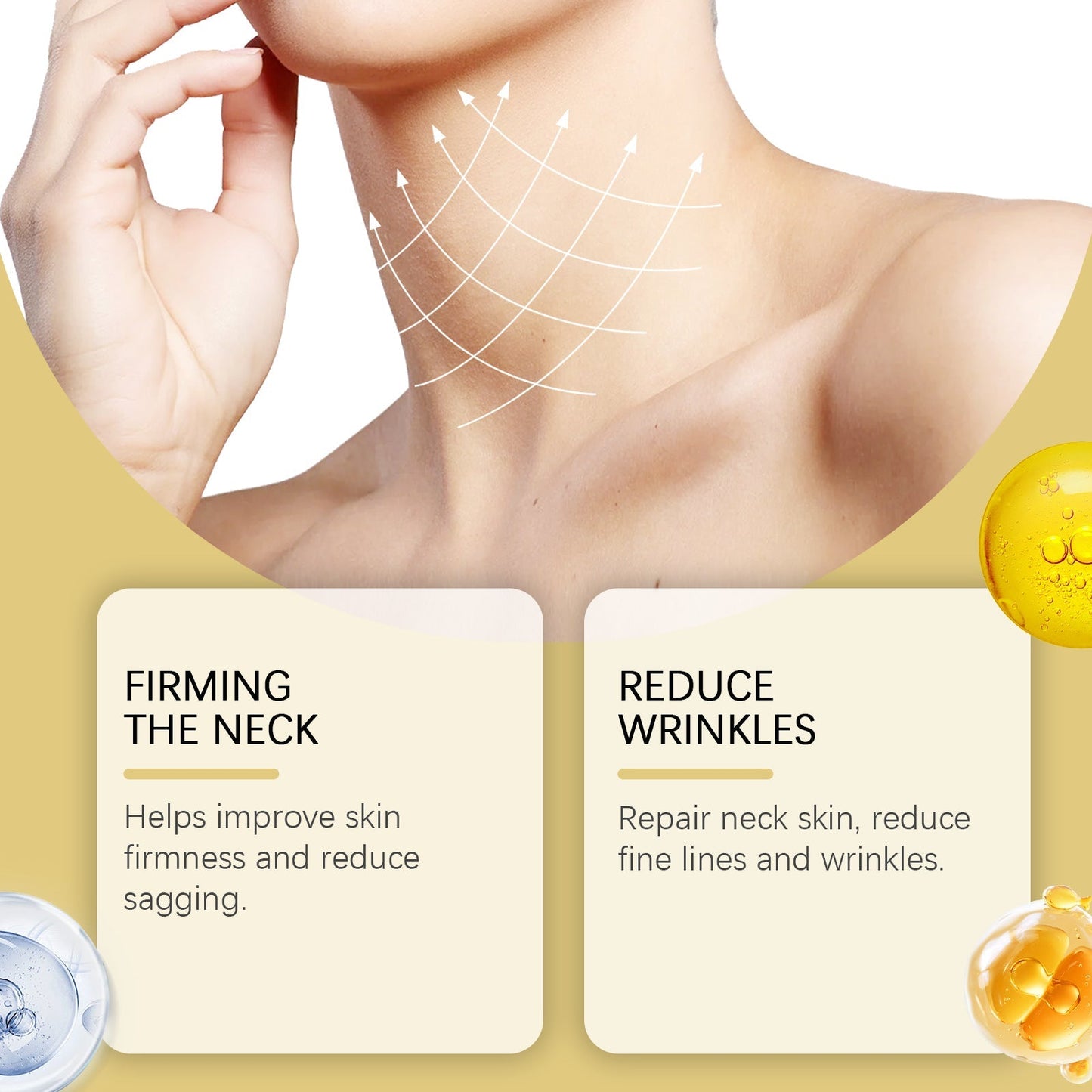 Light Eye Massage Cream with Caffeine & Hyaluronic Acid for Dark Circles Firming Fine Lines Hydrating Moisturizing Radiant Skin Care with Red Light Micro-Vibration Head